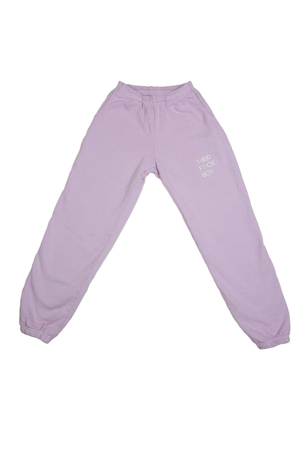 FUCKBOY SWEATPANTS  (LILAC)