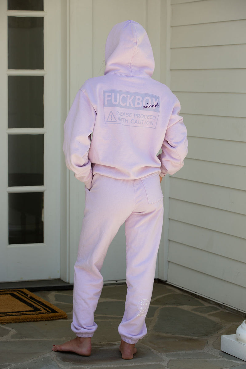 FUCKBOY SWEATPANTS  (LILAC)