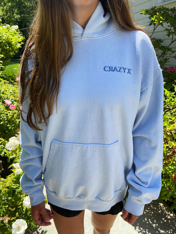 EXCUSE HOODIE (Pale Blue)