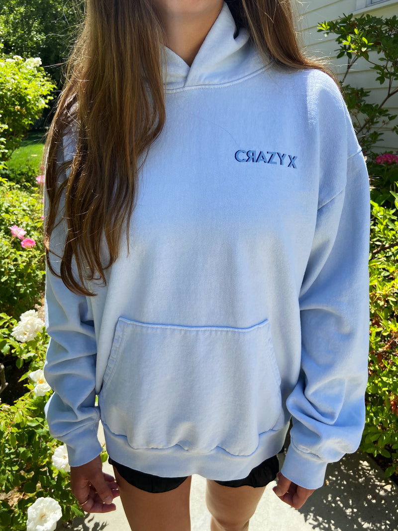 EXCUSE HOODIE (Pale Blue)