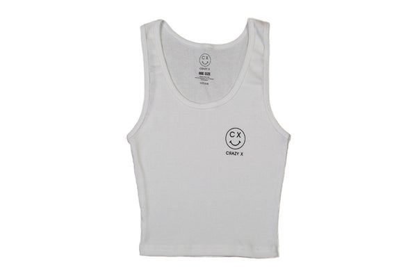 Crazy X Classic Tank (White)